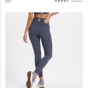 Vuori Rib Studio Legging - Azure - Size M